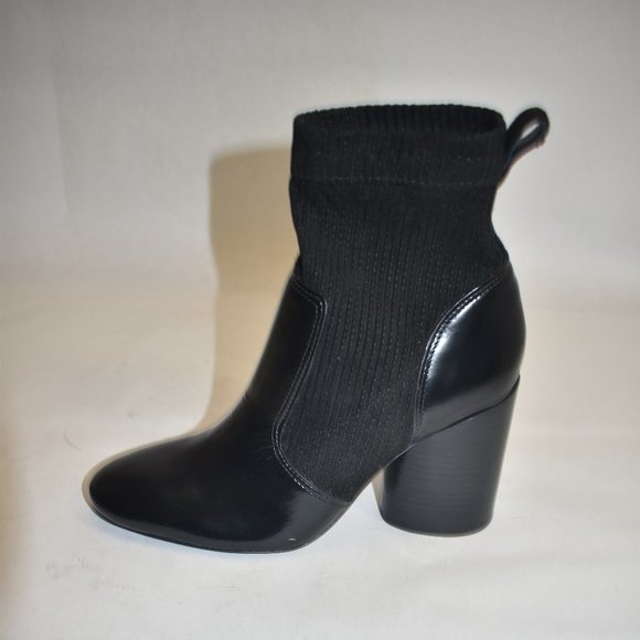 TORY BURCH Rowan Sock Booties Black Size 6.5 - Picture 6 of 11